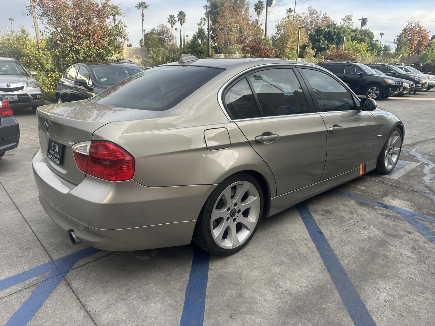 2007 Platinum Bronze Metallic /TAN BMW 3-Series 335i ALPINA TURBO (WBAVB73587V) with an 3.0L L6 DOHC 24V engine, Automatic w/Steptronic transmission, located at 30 S. Berkeley Avenue, Pasadena, CA, 91107, (626) 248-7567, 34.145447, -118.109398 - Leather Seats! moon-roof! New Tires! Low Miles! ALPINA TURBO! This 2007 BMW 3-Series looks and drives good! Bad credit? We can help! We are the bank. All our cars are thoroughly inspected and reconditioned by our technicians. FREE CARFAX report. Stop by or call to speak with our friendly staff. Whe - Photo#6