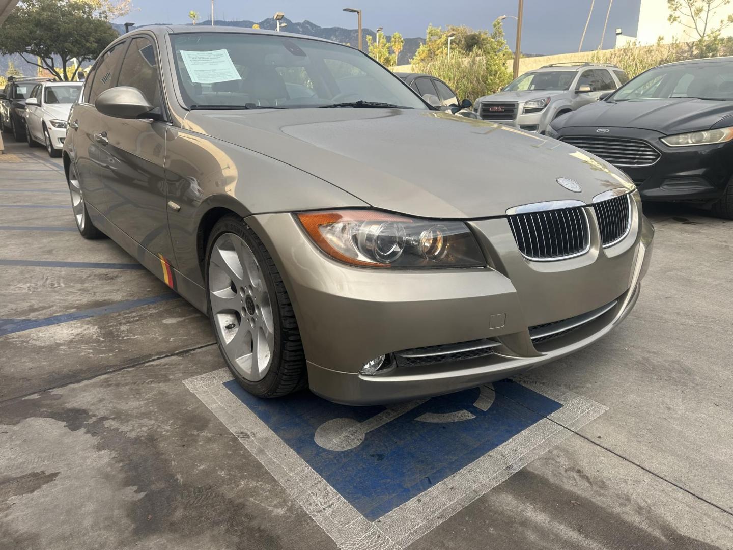 2007 Platinum Bronze Metallic /TAN BMW 3-Series 335i ALPINA TURBO (WBAVB73587V) with an 3.0L L6 DOHC 24V engine, Automatic w/Steptronic transmission, located at 30 S. Berkeley Avenue, Pasadena, CA, 91107, (626) 248-7567, 34.145447, -118.109398 - Leather Seats! moon-roof! New Tires! Low Miles! ALPINA TURBO! This 2007 BMW 3-Series looks and drives good! Bad credit? We can help! We are the bank. All our cars are thoroughly inspected and reconditioned by our technicians. FREE CARFAX report. Stop by or call to speak with our friendly staff. Whe - Photo#7