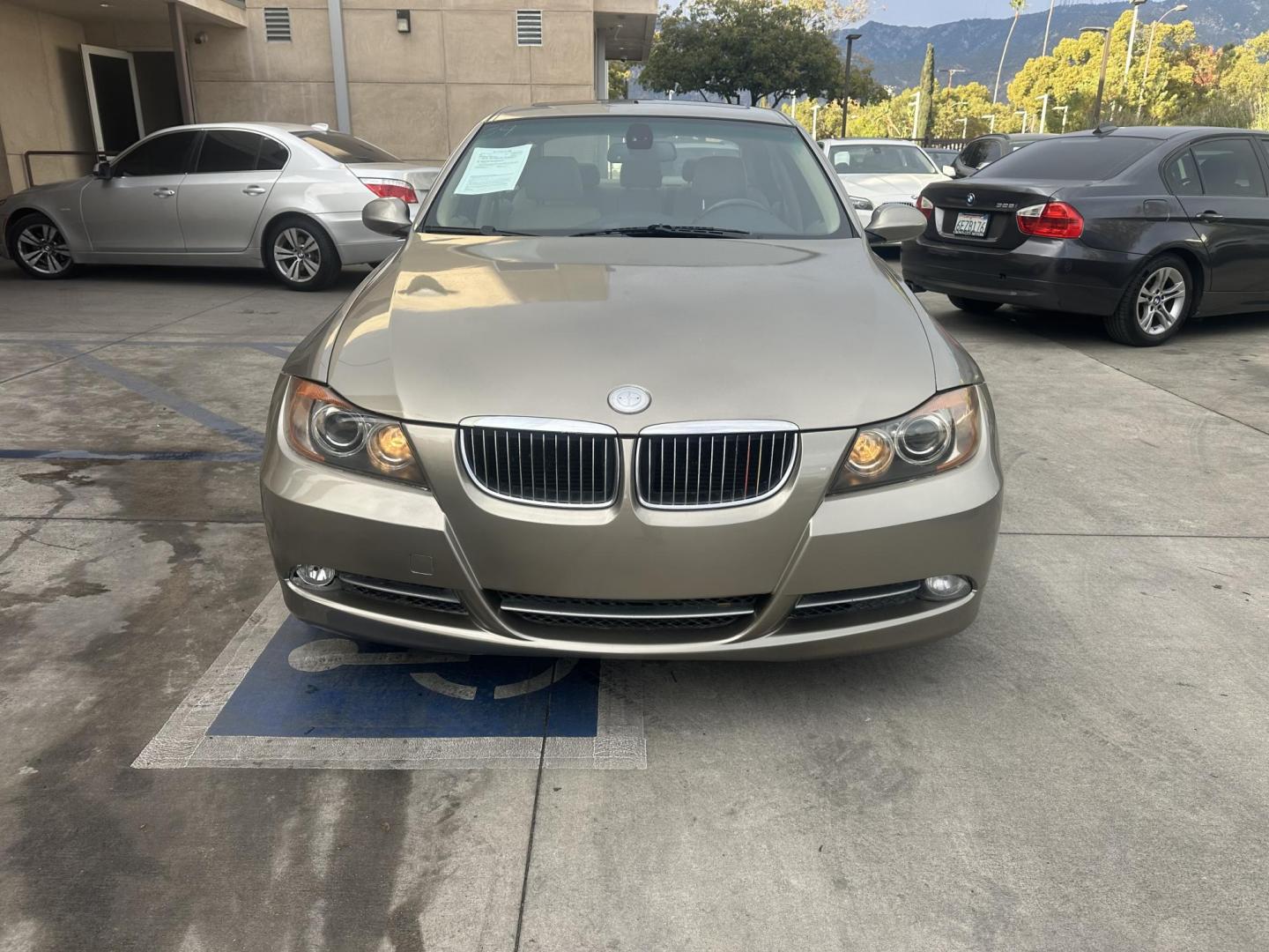 2007 Platinum Bronze Metallic /TAN BMW 3-Series 335i ALPINA TURBO (WBAVB73587V) with an 3.0L L6 DOHC 24V engine, Automatic w/Steptronic transmission, located at 30 S. Berkeley Avenue, Pasadena, CA, 91107, (626) 248-7567, 34.145447, -118.109398 - Leather Seats! moon-roof! New Tires! Low Miles! ALPINA TURBO! This 2007 BMW 3-Series looks and drives good! Bad credit? We can help! We are the bank. All our cars are thoroughly inspected and reconditioned by our technicians. FREE CARFAX report. Stop by or call to speak with our friendly staff. Whe - Photo#8