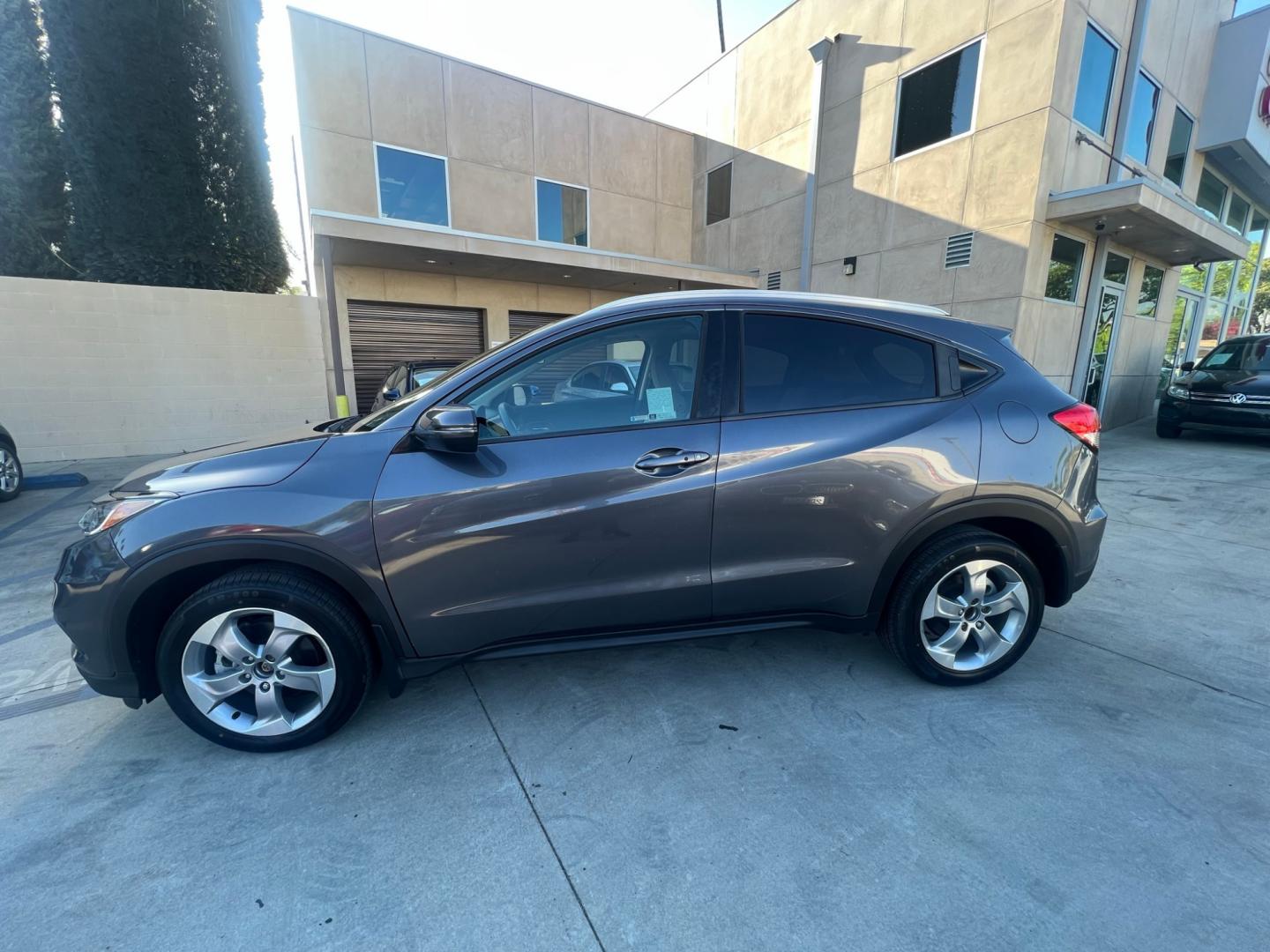 2019 Gray Honda HR-V EX (3CZRU5H51KM) with an 1.8L L4 DOHC 16V engine, CVT transmission, located at 30 S. Berkeley Avenue, Pasadena, CA, 91107, (626) 248-7567, 34.145447, -118.109398 - Crown City Motors is a used “Buy Here Pay Here” car dealer in Pasadena CA. “Buy Here Pay Here” financing, means that when you purchase your vehicle from our dealership, that you make the payments to the dealership as well. We do not need the banks approval to get you approved for a used auto - Photo#1