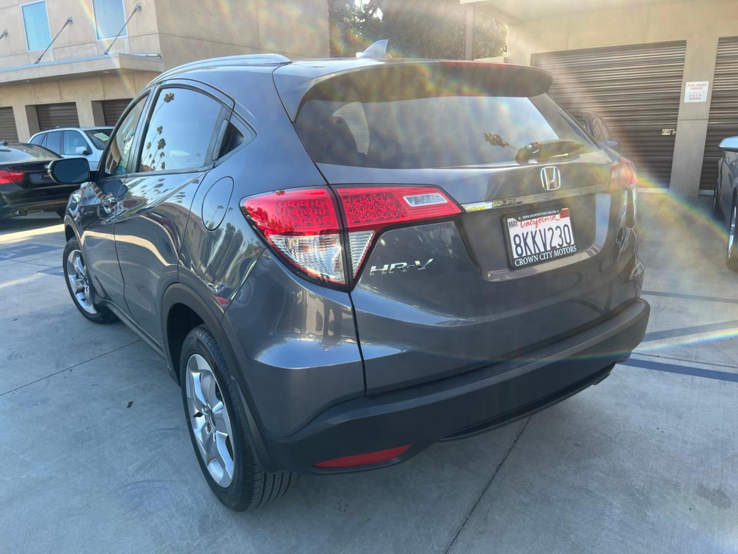 2019 Gray Honda HR-V EX (3CZRU5H51KM) with an 1.8L L4 DOHC 16V engine, CVT transmission, located at 30 S. Berkeley Avenue, Pasadena, CA, 91107, (626) 248-7567, 34.145447, -118.109398 - Crown City Motors is a used “Buy Here Pay Here” car dealer in Pasadena CA. “Buy Here Pay Here” financing, means that when you purchase your vehicle from our dealership, that you make the payments to the dealership as well. We do not need the banks approval to get you approved for a used auto - Photo#2