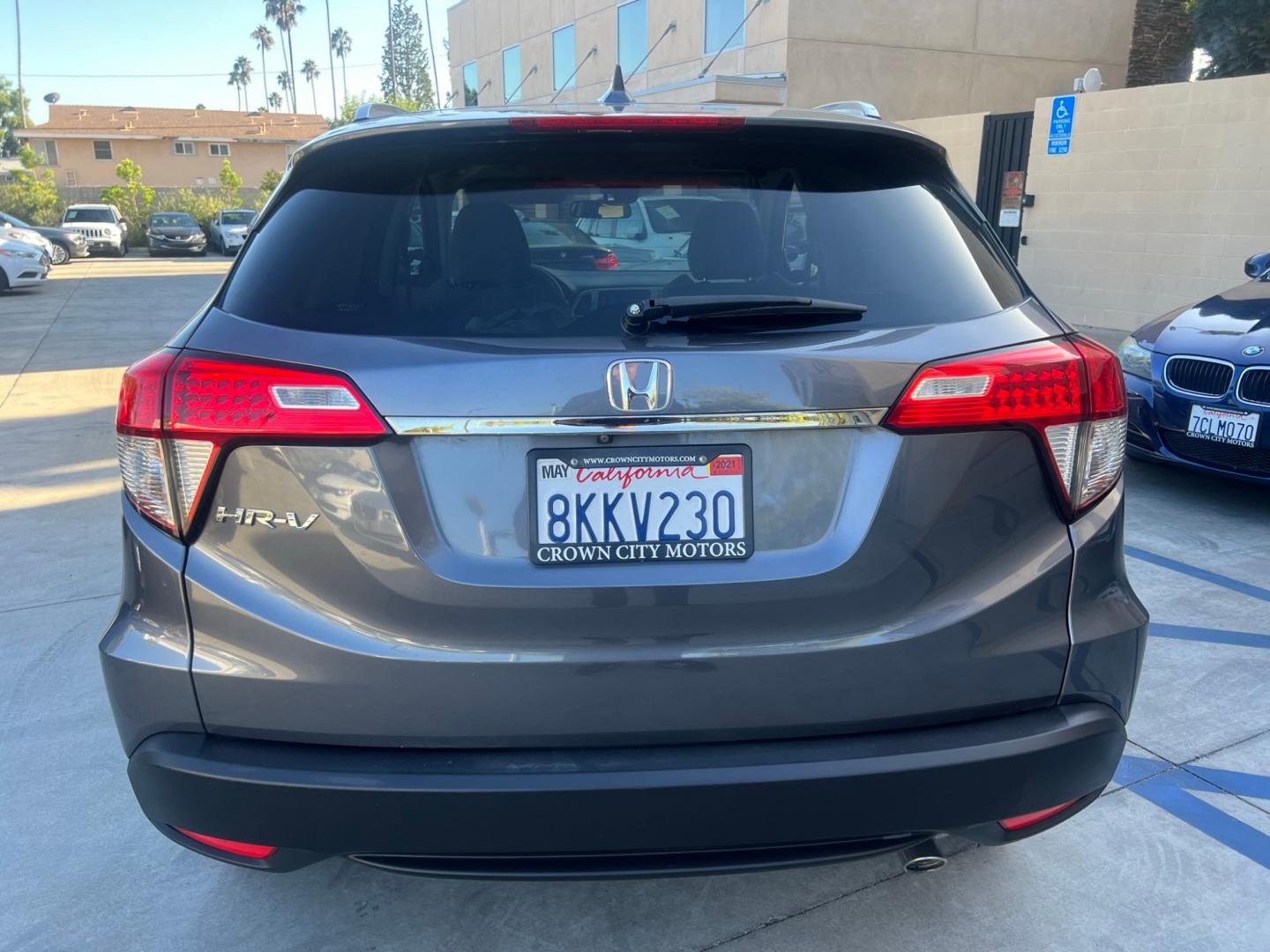 2019 Gray Honda HR-V EX (3CZRU5H51KM) with an 1.8L L4 DOHC 16V engine, CVT transmission, located at 30 S. Berkeley Avenue, Pasadena, CA, 91107, (626) 248-7567, 34.145447, -118.109398 - Crown City Motors is a used “Buy Here Pay Here” car dealer in Pasadena CA. “Buy Here Pay Here” financing, means that when you purchase your vehicle from our dealership, that you make the payments to the dealership as well. We do not need the banks approval to get you approved for a used auto - Photo#3