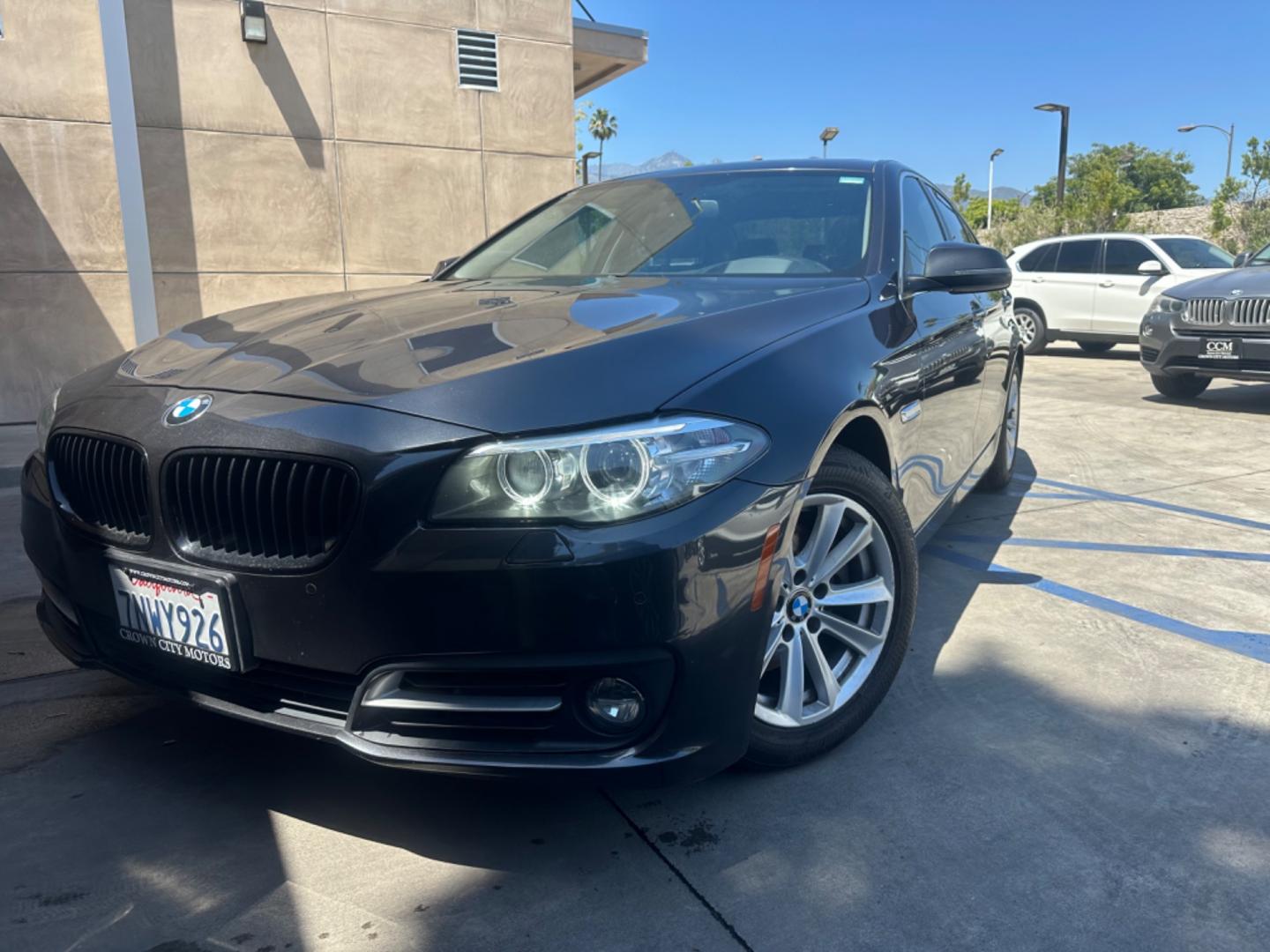 2015 Space Gray Metallic /Black BMW 5-Series Leather (WBA5A5C50FD) with an 2.0 engine, Automatic transmission, located at 30 S. Berkeley Avenue, Pasadena, CA, 91107, (626) 248-7567, 34.145447, -118.109398 - Crown City Motors is a used “Buy Here Pay Here” car dealer in Pasadena CA. “Buy Here Pay Here” financing, means that when you purchase your vehicle from our dealership, that you make the payments to the dealership as well. We do not need the banks approval to get you approved for a used auto - Photo#9