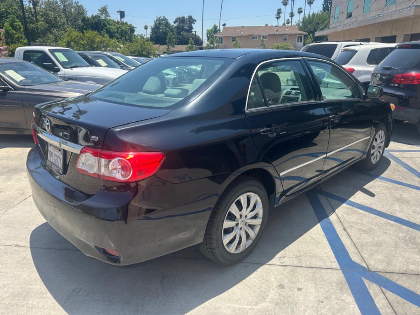 2013 Black /Black Toyota Corolla LE 4-Speed AT (5YFBU4EE0DP) with an 1.8L L4 DOHC 16V engine, 4-Speed Automatic transmission, located at 30 S. Berkeley Avenue, Pasadena, CA, 91107, (626) 248-7567, 34.145447, -118.109398 - Photo#5