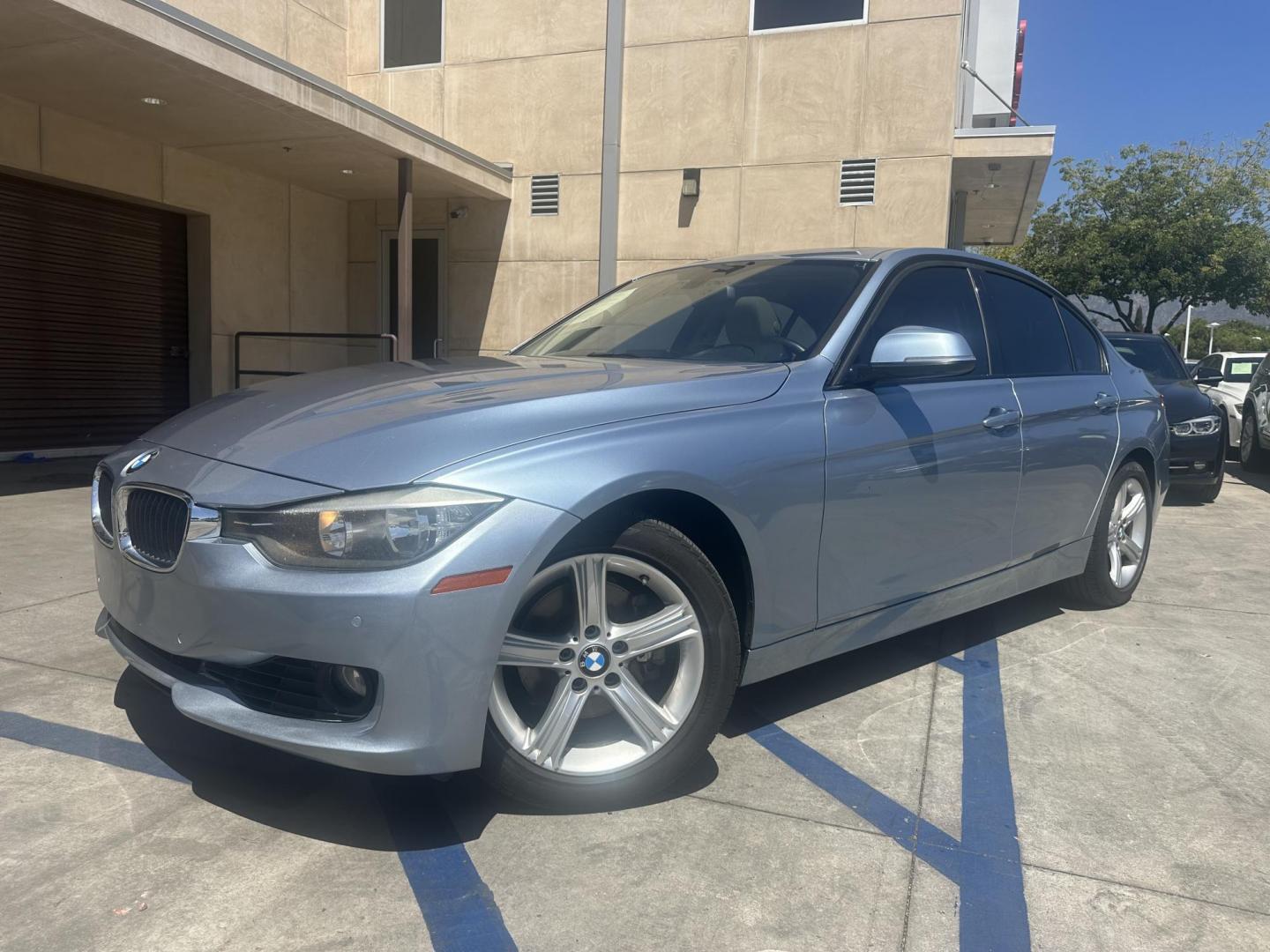 2015 BLUE /BLACK BMW 3-Series Letther (WBA3C1C57FP) with an 4 Cylinder engine, Automatic transmission, located at 30 S. Berkeley Avenue, Pasadena, CA, 91107, (626) 248-7567, 34.145447, -118.109398 - Low Miles!! SULEV!! Loaded! - Photo#0