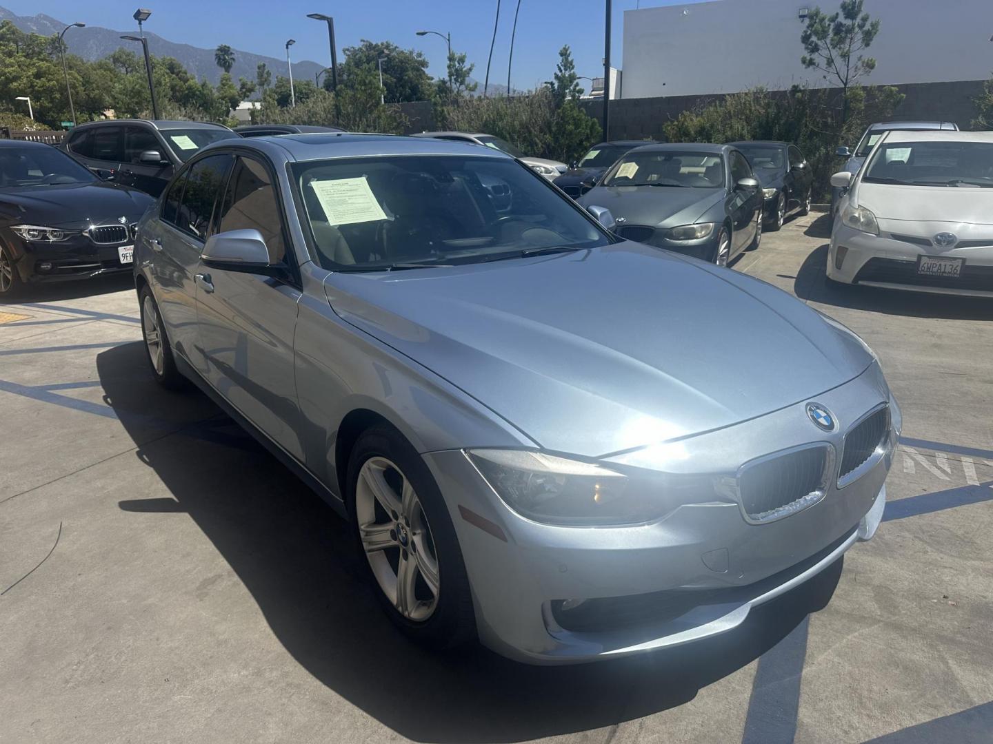 2015 BLUE /BLACK BMW 3-Series Letther (WBA3C1C57FP) with an 4 Cylinder engine, Automatic transmission, located at 30 S. Berkeley Avenue, Pasadena, CA, 91107, (626) 248-7567, 34.145447, -118.109398 - Low Miles!! SULEV!! Loaded! - Photo#6