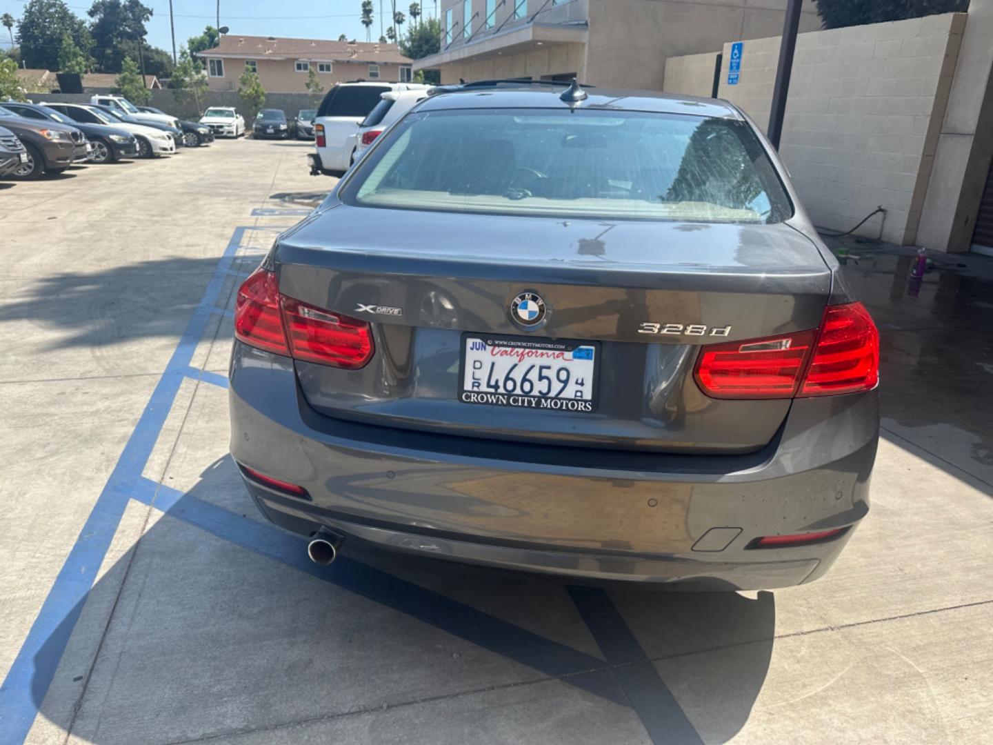 2015 Space Gray Metallic /Black BMW 3-Series Letther (WBA3D5C58FK) with an 4 Cylinder engine, Automatic transmission, located at 30 S. Berkeley Avenue, Pasadena, CA, 91107, (626) 248-7567, 34.145447, -118.109398 - XDRIVE!! DIESEL!! GOOD MPG!! - Photo#3