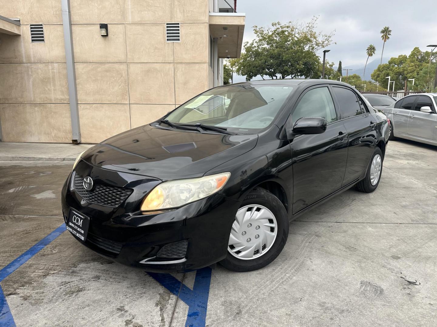 2010 Black /Gray Toyota Corolla Cloth (JTDBU4EE7A9) with an 4 Cylinder engine, Automatic transmission, located at 30 S. Berkeley Avenue, Pasadena, CA, 91107, (626) 248-7567, 34.145447, -118.109398 - Photo#0