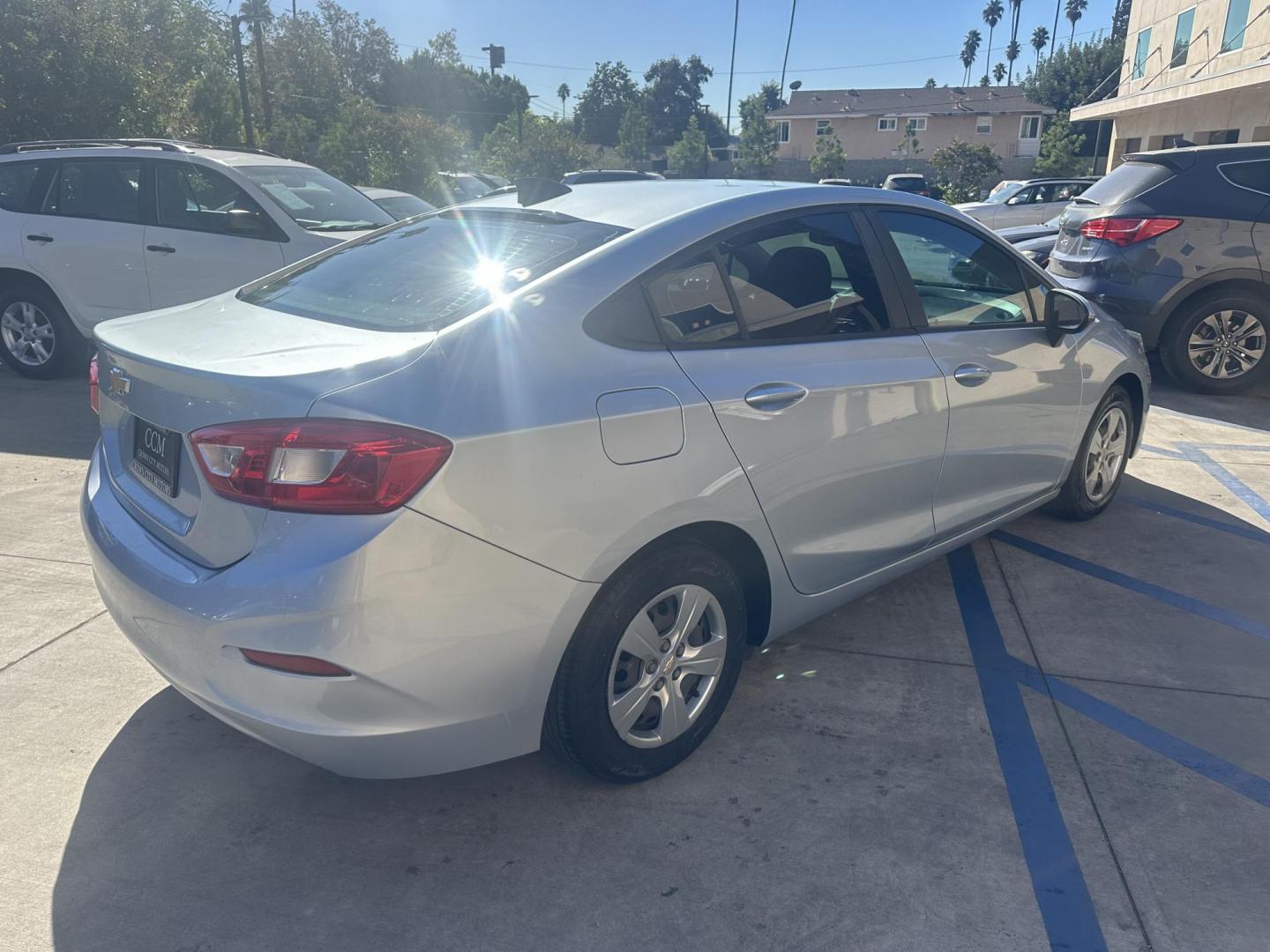 2017 Arctic Blue Metallic. /Gray Chevrolet Cruze LS Auto (1G1BC5SM8H7) with an 1.4L L4 DOHC 16V TURBO engine, 6A transmission, located at 30 S. Berkeley Avenue, Pasadena, CA, 91107, (626) 248-7567, 34.145447, -118.109398 - 017 Chevrolet Cruze: The Compact Car That Delivers Style, Efficiency, and Comfort The 2017 Chevrolet Cruze offers a perfect blend of style, efficiency, and modern technology, making it one of the most popular compact cars in its class. Whether you're looking for a daily commuter or a vehicle that - Photo#10