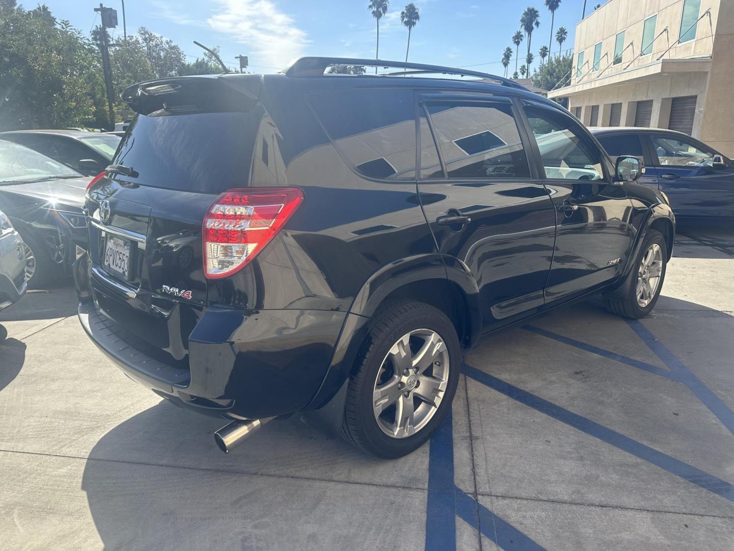 2011 Black /Black Toyota RAV4 Sport I4 2WD (JTMWF4DV0B5) with an 2.4L L4 DOHC 16V engine, 4-Speed Automatic transmission, located at 30 S. Berkeley Avenue, Pasadena, CA, 91107, (626) 248-7567, 34.145447, -118.109398 - f you're looking for a compact SUV that combines reliability, comfort, and performance, the 2011 Toyota RAV4 is an excellent choice. With a strong reputation for durability, this vehicle is perfect for individuals and families alike, offering enough room for passengers and cargo without sacrificing - Photo#5