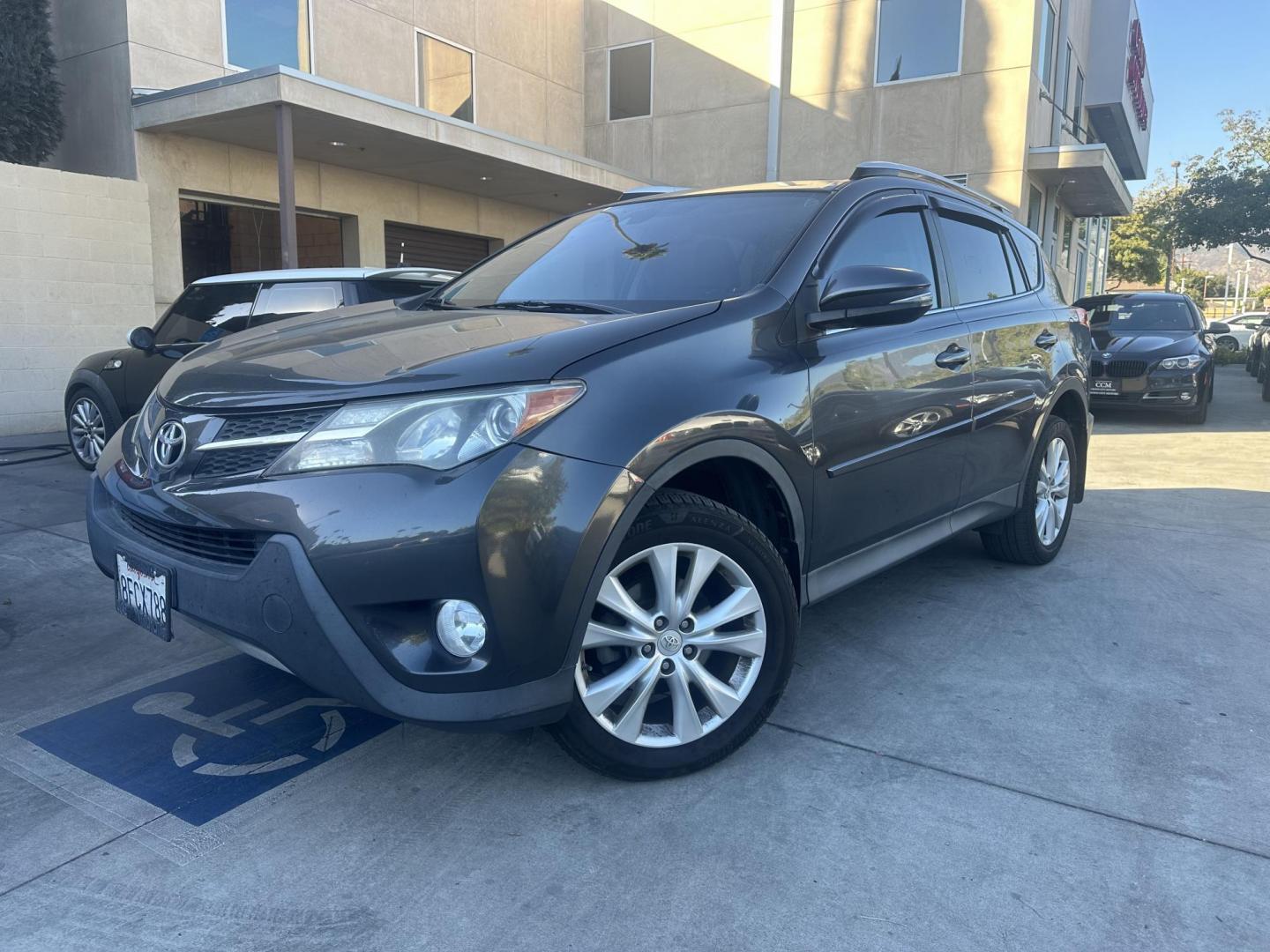 2014 Space Gray Metallic /Black Toyota RAV4 Limited AWD (2T3DFREV4EW) with an 2.5L L4 DOHC 16V engine, 6-Speed Automatic transmission, located at 30 S. Berkeley Avenue, Pasadena, CA, 91107, (626) 248-7567, 34.145447, -118.109398 - Looking for a dependable, stylish SUV with flexible financing options? The 2014 Toyota RAV4 Limited is an excellent choice, balancing reliability, comfort, and modern features. At our Buy Here Pay Here Los Angeles dealership, we make purchasing this versatile SUV straightforward with our in-house fi - Photo#0