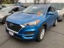 2019 Aqua Blue /Black Hyundai Tucson SE (KM8J23A48KU) with an 2.0L L4 DOHC 16V engine, 6A transmission, located at 30 S. Berkeley Avenue, Pasadena, CA, 91107, (626) 248-7567, 34.145447, -118.109398 - Looking for a reliable, stylish SUV? The 2019 Hyundai Tucson SE is an excellent choice for Los Angeles and Pasadena drivers, especially if you're seeking flexible financing options. This compact SUV offers a sleek design, spacious interior, and advanced safety features, making it perfect for both ci - Photo#0