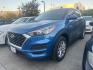 2019 Aqua Blue /Black Hyundai Tucson SE (KM8J23A48KU) with an 2.0L L4 DOHC 16V engine, 6A transmission, located at 30 S. Berkeley Avenue, Pasadena, CA, 91107, (626) 248-7567, 34.145447, -118.109398 - Looking for a reliable, stylish SUV? The 2019 Hyundai Tucson SE is an excellent choice for Los Angeles and Pasadena drivers, especially if you're seeking flexible financing options. This compact SUV offers a sleek design, spacious interior, and advanced safety features, making it perfect for both ci - Photo#0