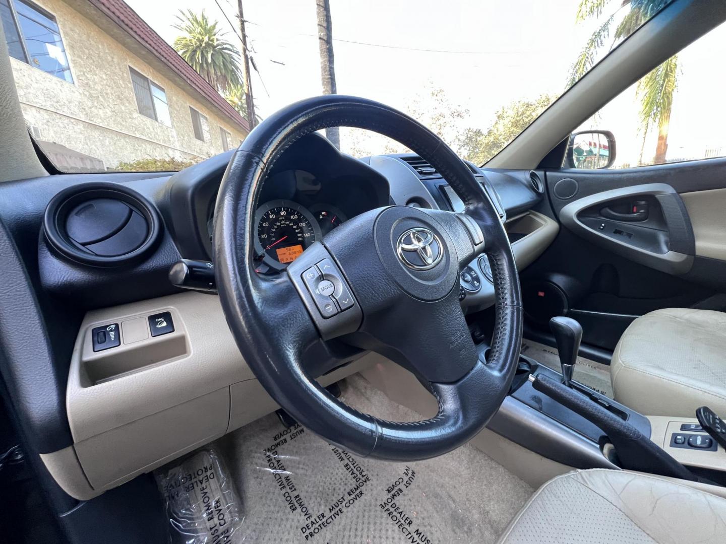 2011 Black /Gray Toyota RAV4 Limited V6 2WD (JTMYK4DV3B5) with an 3.5L V6 DOHC 24V engine, 5-Speed Automatic transmission, located at 30 S. Berkeley Avenue, Pasadena, CA, 91107, (626) 248-7567, 34.145447, -118.109398 - Photo#12