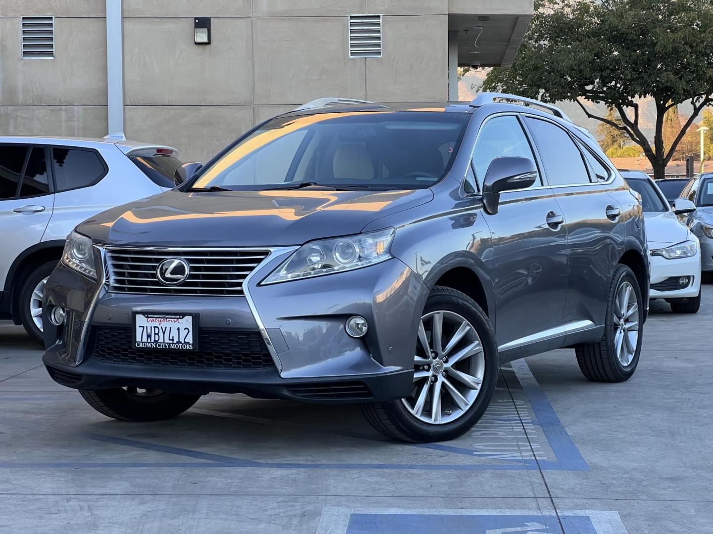 2013 Nebula Gray Pearl /Gray Lexus RX 350 FWD (2T2ZK1BAXDC) with an 3.5L V6 DOHC 24V engine, 5-Speed Automatic transmission, located at 30 S. Berkeley Avenue, Pasadena, CA, 91107, (626) 248-7567, 34.145447, -118.109398 - 2013 Lexus RX 350: Luxury SUV Available for Buy Here Pay Here Auto Loan Financing—Bad Credit Welcome! Are you searching for a reliable, luxurious SUV that perfectly combines comfort, performance, and style? Look no further than the 2013 Lexus RX 350, a top choice in the midsize luxury SUV marke - Photo#0