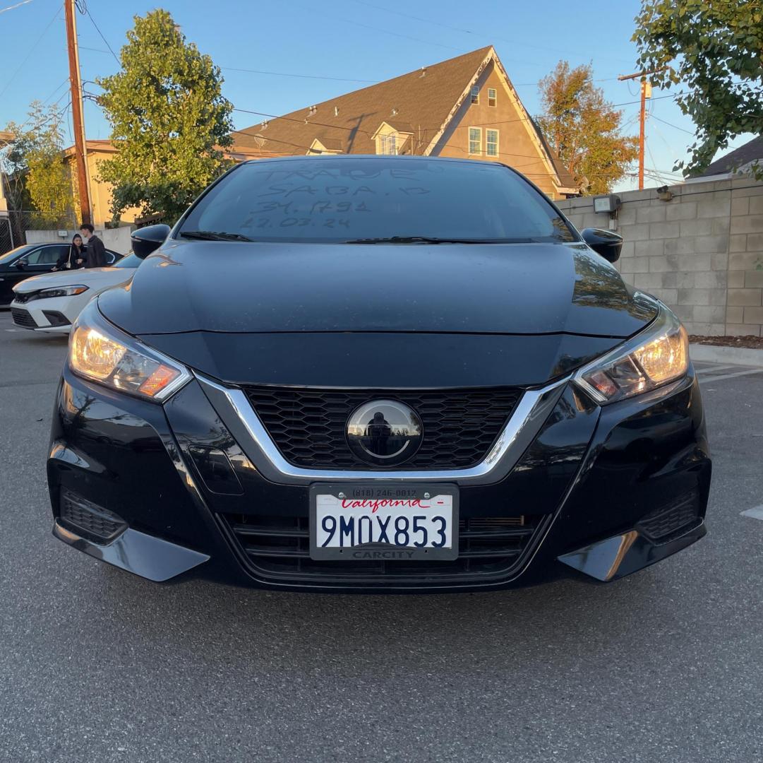 2021 Black /Black Nissan Versa SV (3N1CN8EV0ML) with an 1.6L L4 DOHC 16V engine, CVT transmission, located at 30 S. Berkeley Avenue, Pasadena, CA, 91107, (626) 248-7567, 34.145447, -118.109398 - 021 Nissan Versa SV: The Perfect Blend of Style, Efficiency, and Affordability If you’re searching for a reliable, fuel-efficient, and stylish compact sedan, the 2021 Nissan Versa SV checks all the boxes. This vehicle offers a modern design, advanced technology features, and an impressive perform - Photo#0