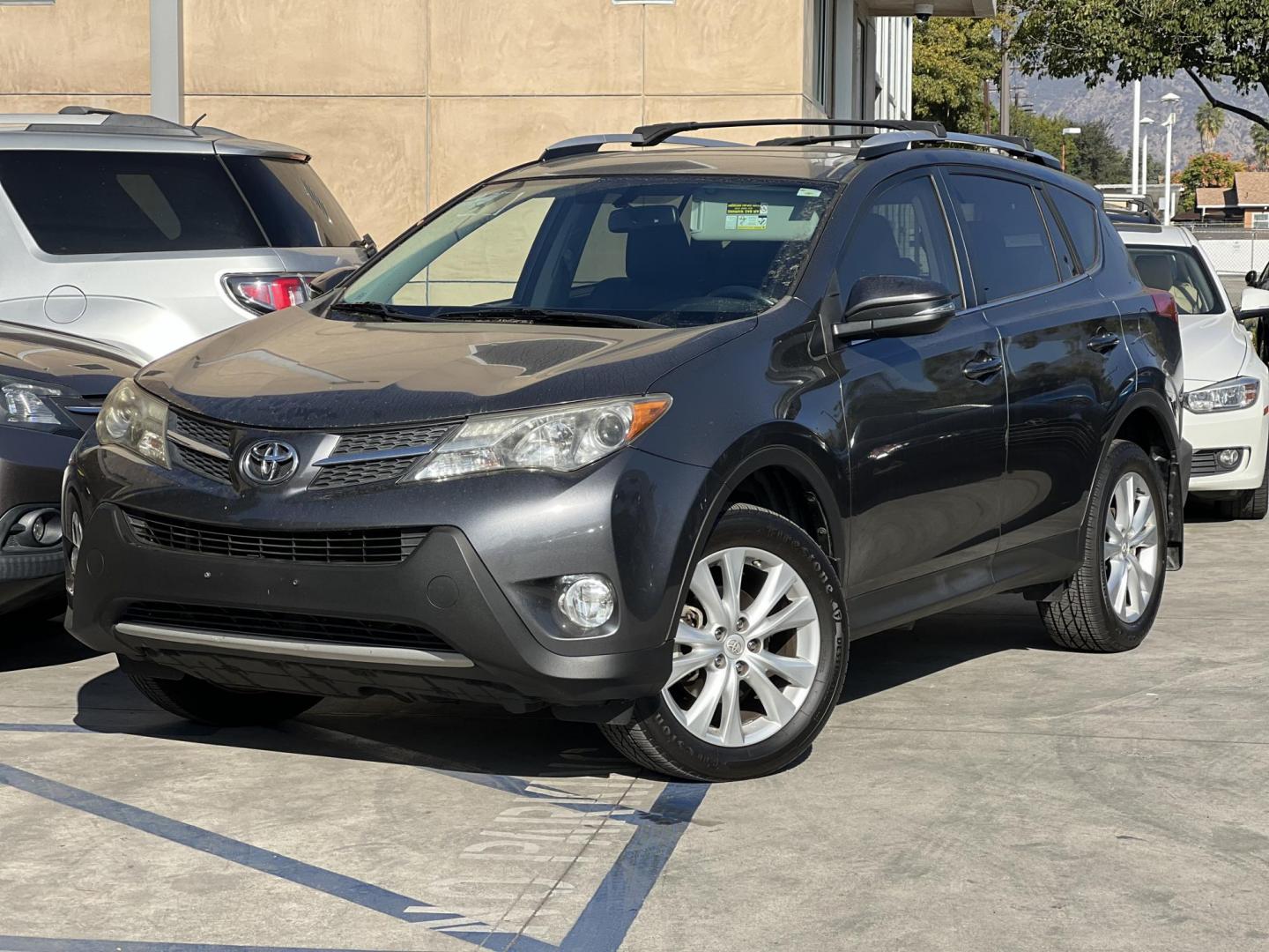 2013 Space Gray Metallic /Black Toyota RAV4 Limited FWD (JTMYFREV8DD) with an 2.5L L4 DOHC 16V engine, 6-Speed Automatic transmission, located at 30 S. Berkeley Avenue, Pasadena, CA, 91107, (626) 248-7567, 34.145447, -118.109398 - Photo#0