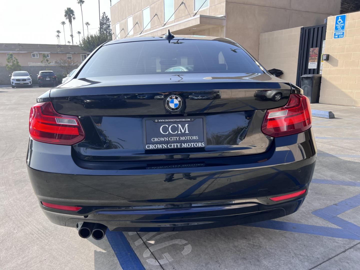 2015 Black /Black BMW 2-Series 228i Coupe (WBA1F5C50FV) with an 2.0L L4 DOHC 16V engine, 8-Speed Automatic transmission, located at 30 S. Berkeley Avenue, Pasadena, CA, 91107, (626) 248-7567, 34.145447, -118.109398 - 2015 BMW 228i Coupe: Luxury, Performance, and Easy Financing Options for All Buyers Looking for a sleek, high-performance luxury car but worried about your credit history? The 2015 BMW 228i Coupe is here to redefine your driving experience. At [Your Dealership Name], we specialize in making car o - Photo#5