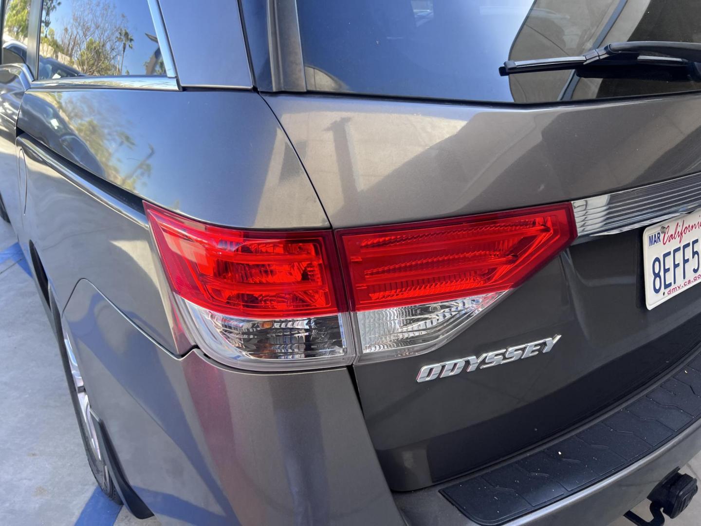2016 Gray /Gray Honda Odyssey SE (5FNRL5H38GB) with an 3.5L V6 SOHC 24V engine, 6A transmission, located at 30 S. Berkeley Avenue, Pasadena, CA, 91107, (626) 248-7567, 34.145447, -118.109398 - For sale at Crown City Motors, 30 S Berkeley Ave, Pasadena, CA 91107: a reliable 2016 Honda Odyssey with rear AC, perfect for families needing a spacious 7-passenger minivan. This well-maintained vehicle offers a smooth ride, ample cargo space, and modern features to ensure comfort on every journey. - Photo#7
