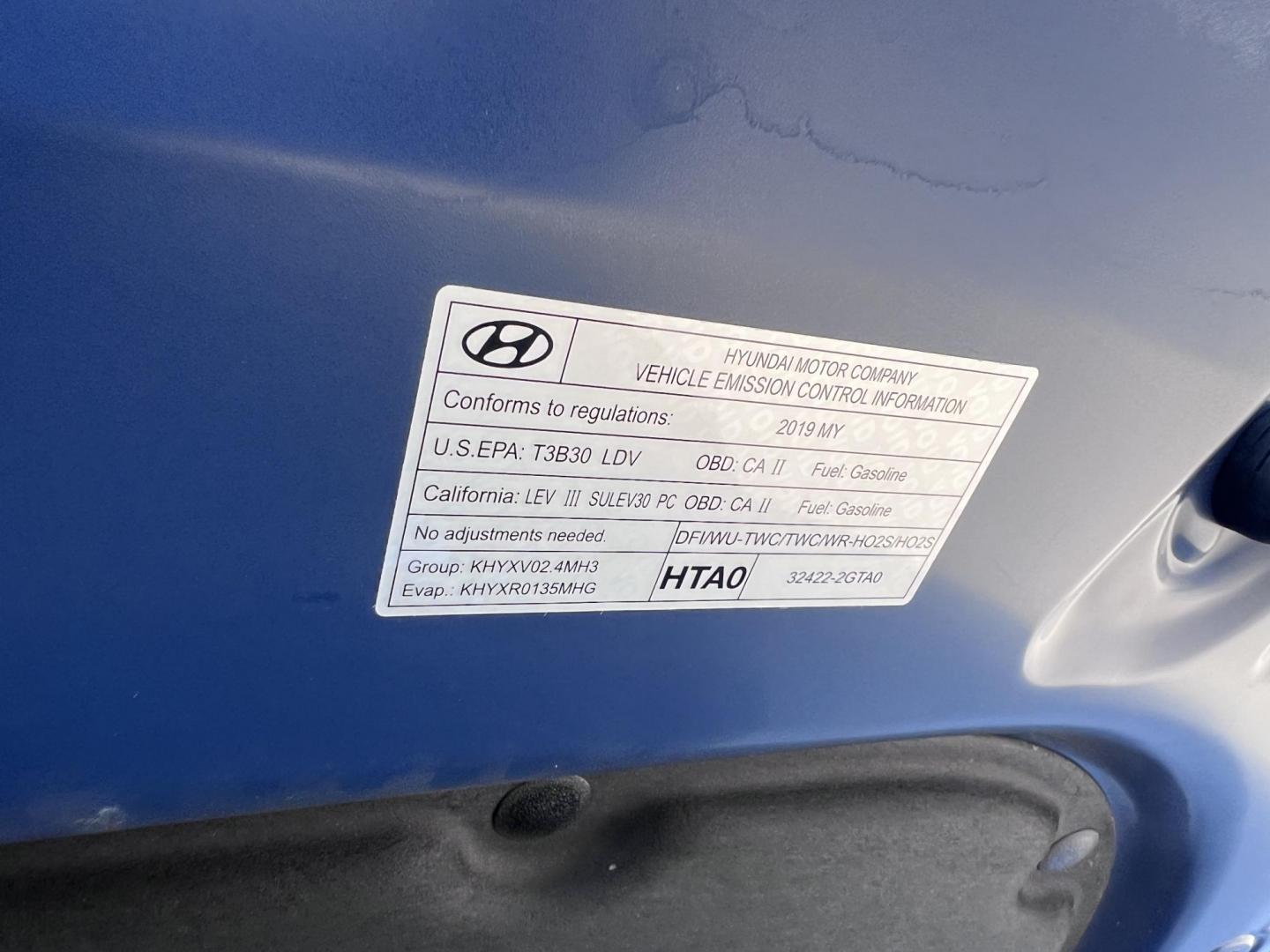 2019 Stormy BLue /Black Hyundai Santa Fe SEL 2.4 (5NMS33AD0KH) with an 2.4L L4 DOHC 16V engine, 8A transmission, located at 30 S. Berkeley Avenue, Pasadena, CA, 91107, (626) 248-7567, 34.145447, -118.109398 - Are you in the market for a stylish, reliable, and family-friendly SUV? Look no further than this 2019 Hyundai Santa Fe, available now at Crown City Motors, located at 30 S Berkeley Ave, Pasadena, CA 91107. As a premier Buy Here Pay Here dealership in Pasadena, we’re proud to offer this exceptiona - Photo#33